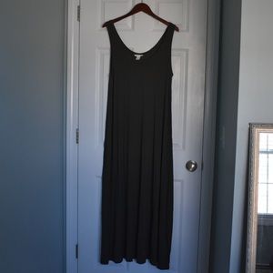 olive green maxi dress